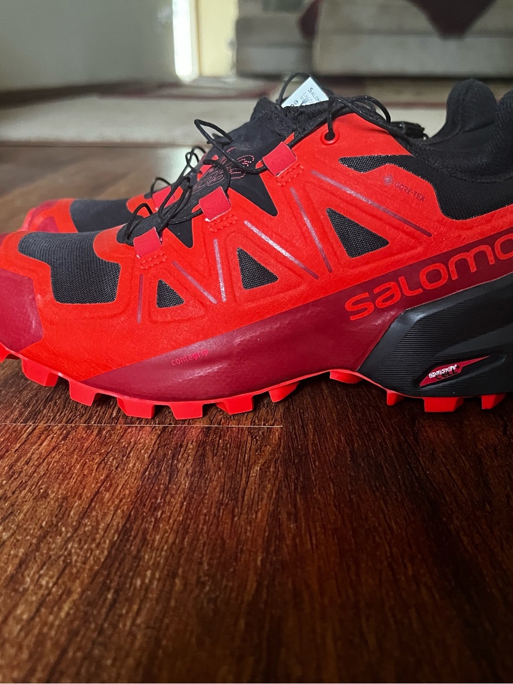 Salomon Women’s Red and Black Trail Running Shoes